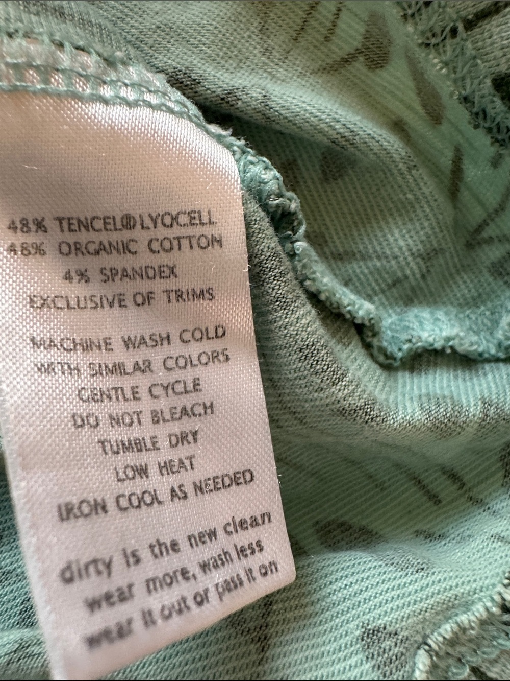 Toad&Co Tencel Organic Cotton Printed A-Line Skirt Medium 30” Waist - Picture 5 of 6